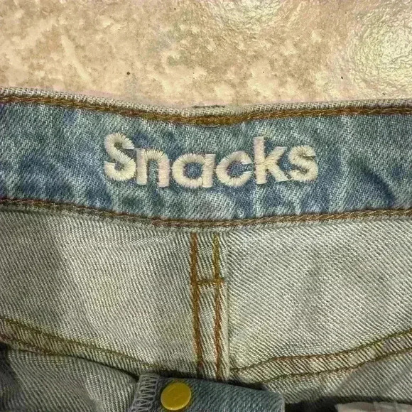 Mother Snacks Jeans The Pleated Fun Dip Puddle Jean Size 26 NWT - Picture 3 of 9